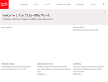 Tablet Screenshot of carclubsoftheworld.com